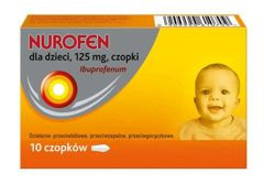 NUROFEN 125mg x 10 czopków-krótka data