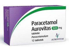 Paracetamol Aurovitas 0,5g x 12 tabletek