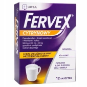 FERVEX o smaku cytrynowym x 12 saszetek