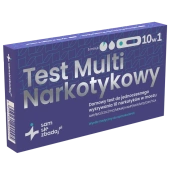 Sam się zbadaj Test Multi Narkotykowy 10w1 x 1 sztuka