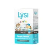 Lysi Junior Omega 3 Perełki kapsułki do żucia o smaku gumy balonowej x 60 sztuk