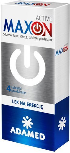 MAXIGRA GO - 2 tabl. Lek na zaburzenia erekcji - bez recepty - cena, opinie, wskazania